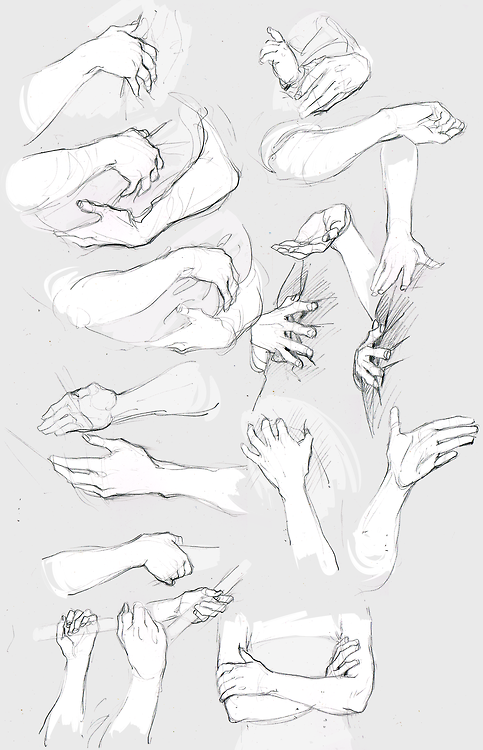 kreslenie ruky. ako kresliť ruku. nauč sa kresliť ruku