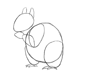 ako kresliť veveričku