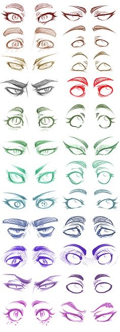 how to draw anime ees