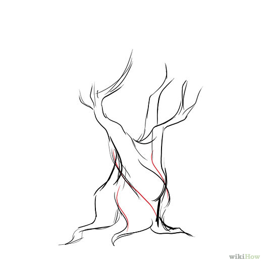 ako kreslit strom tutorial